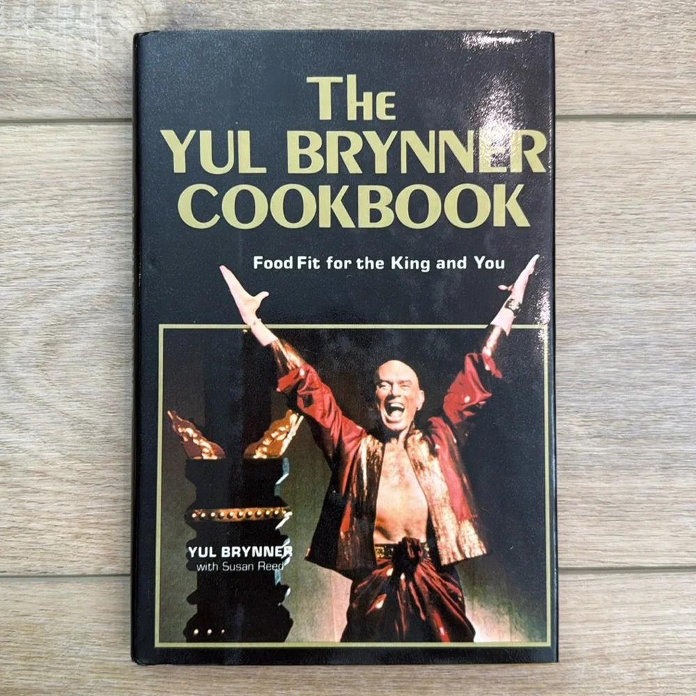 Vintage‎ The Yul Brynner Cookbook OOP